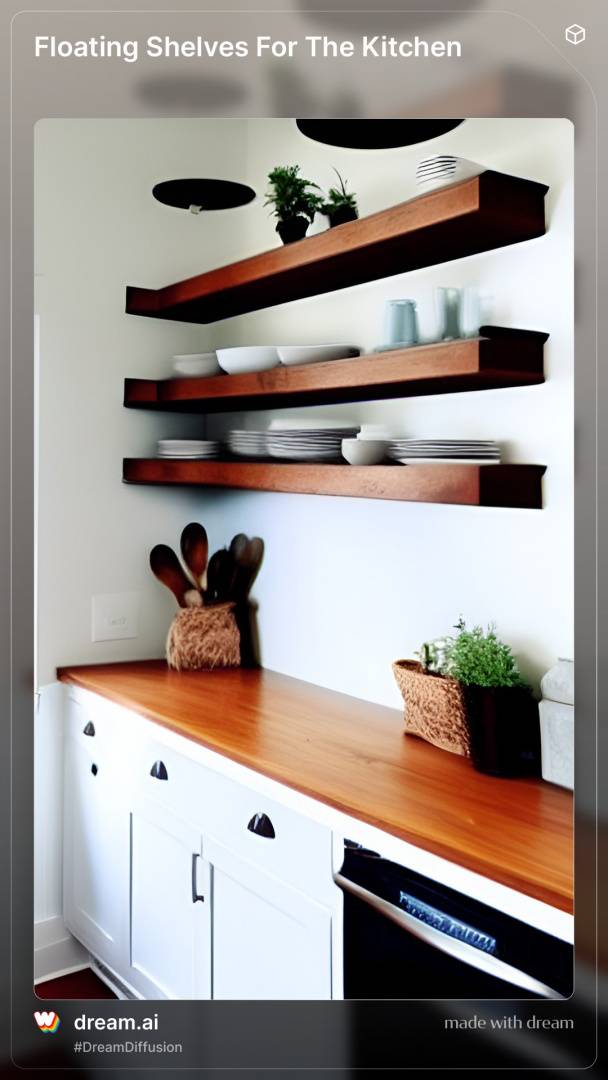 Floating Shelves For The Kitchen