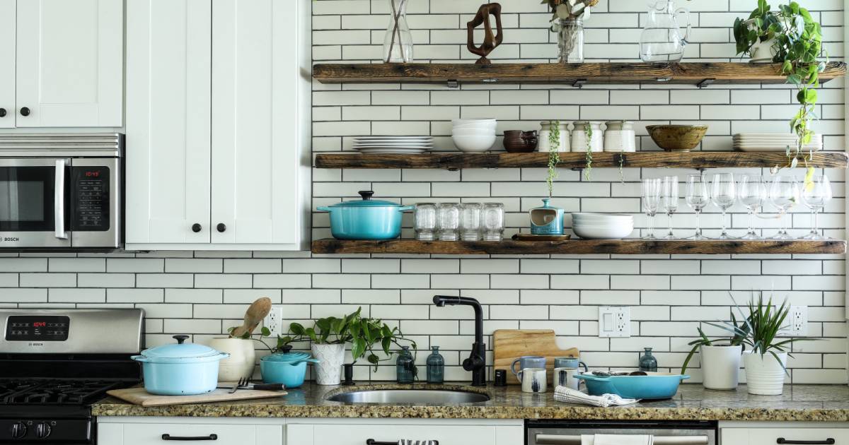 Wood Shelving for Your Kitchen